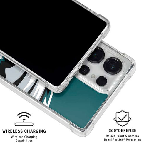 NFL Philadelphia Eagles Large Logo Galaxy S25 Ultra Clear Case